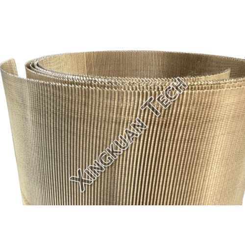 Copper plated filter belt 